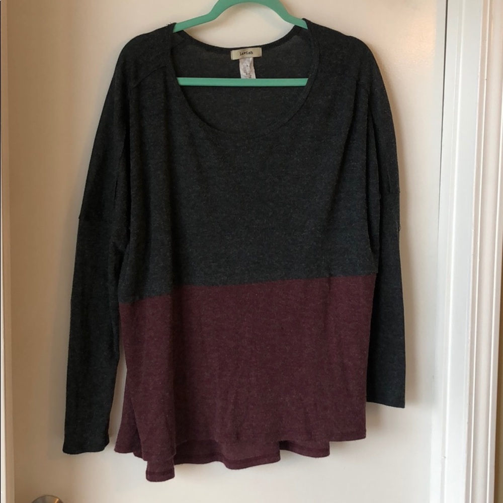 Two-toner sweater
